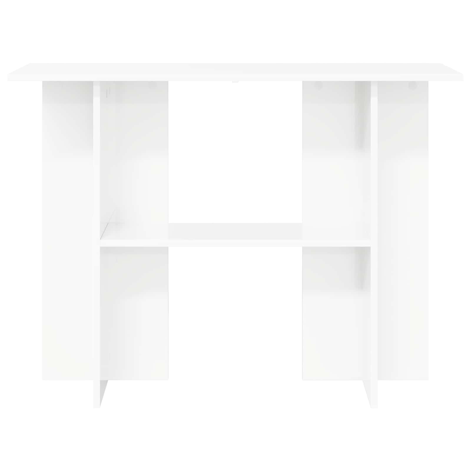 Konzolna stolica Bijela 100 x 30 x 75 cm Konstruirano drvo