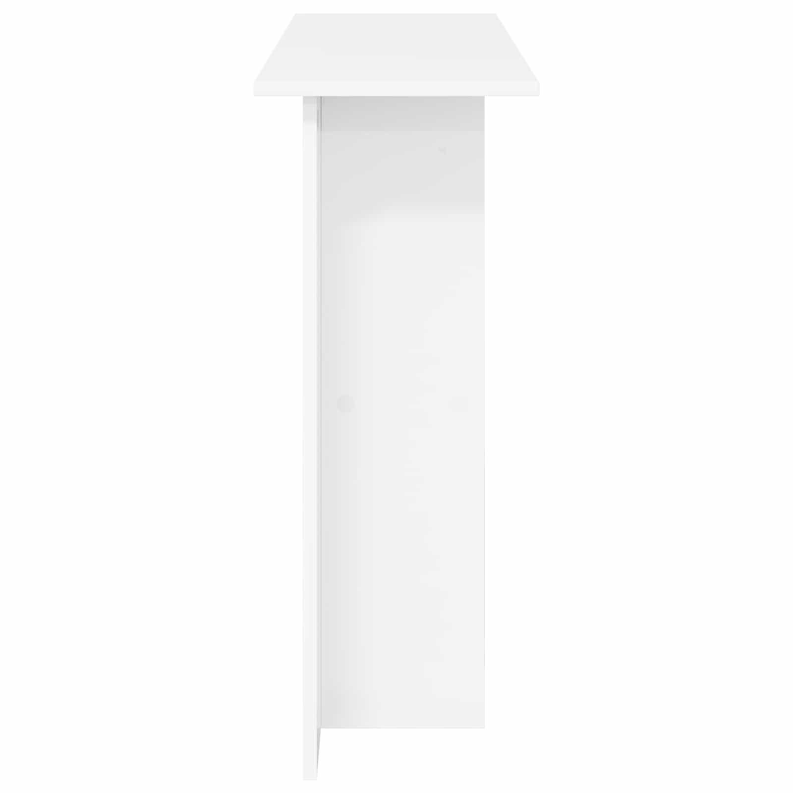 Konzolna stolica Bijela 100 x 30 x 75 cm Konstruirano drvo