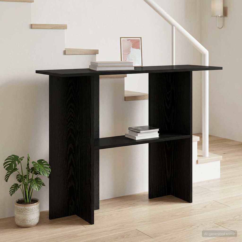 Konzolna stolica Crni hrast 100 x 30 x 75 cm Konstruirano drvo