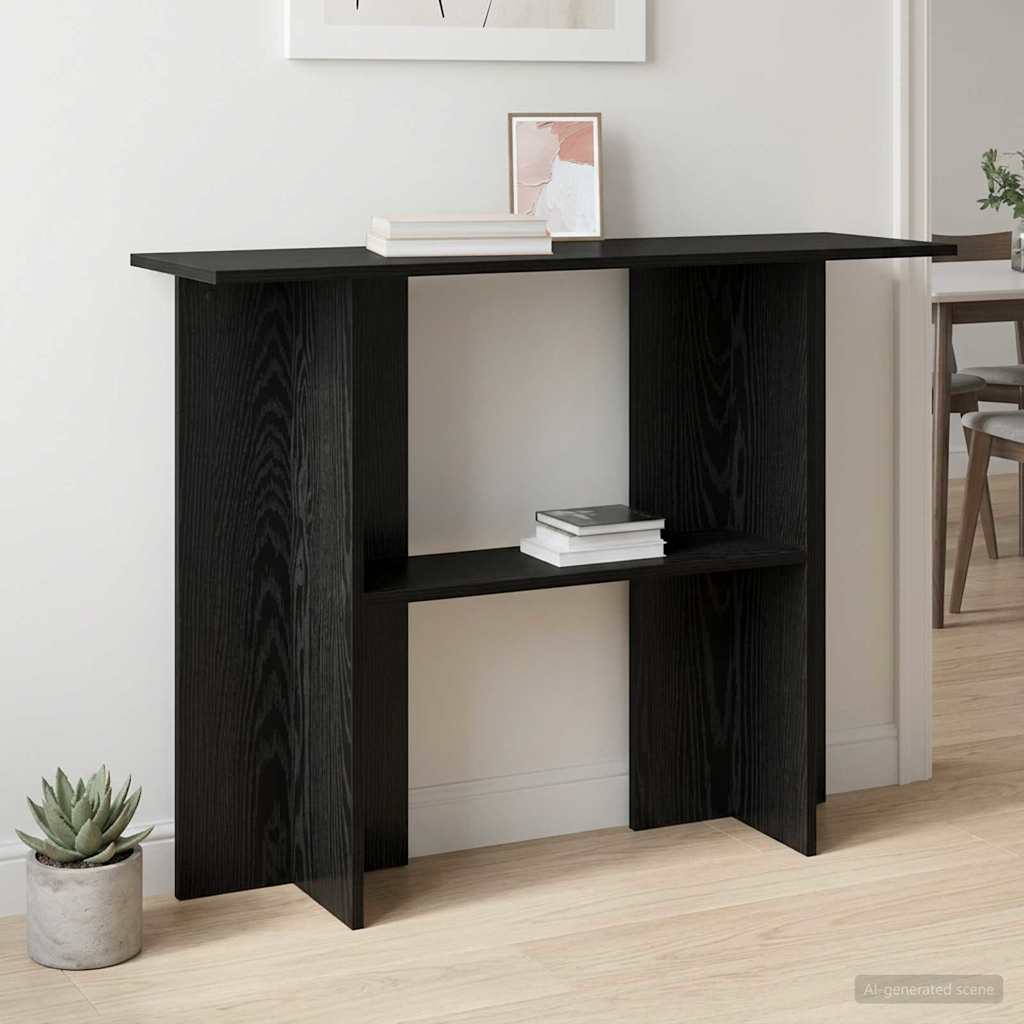 Konzolna stolica Crni hrast 100 x 30 x 75 cm Konstruirano drvo