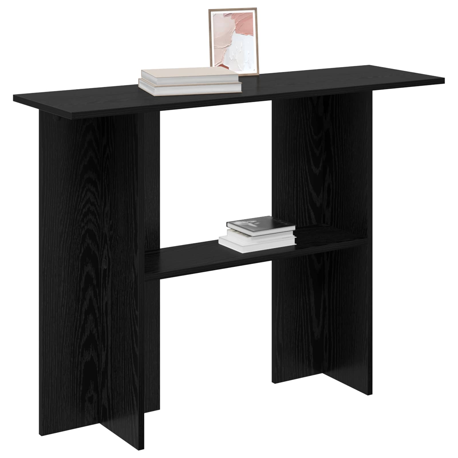 Konzolna stolica Crni hrast 100 x 30 x 75 cm Konstruirano drvo