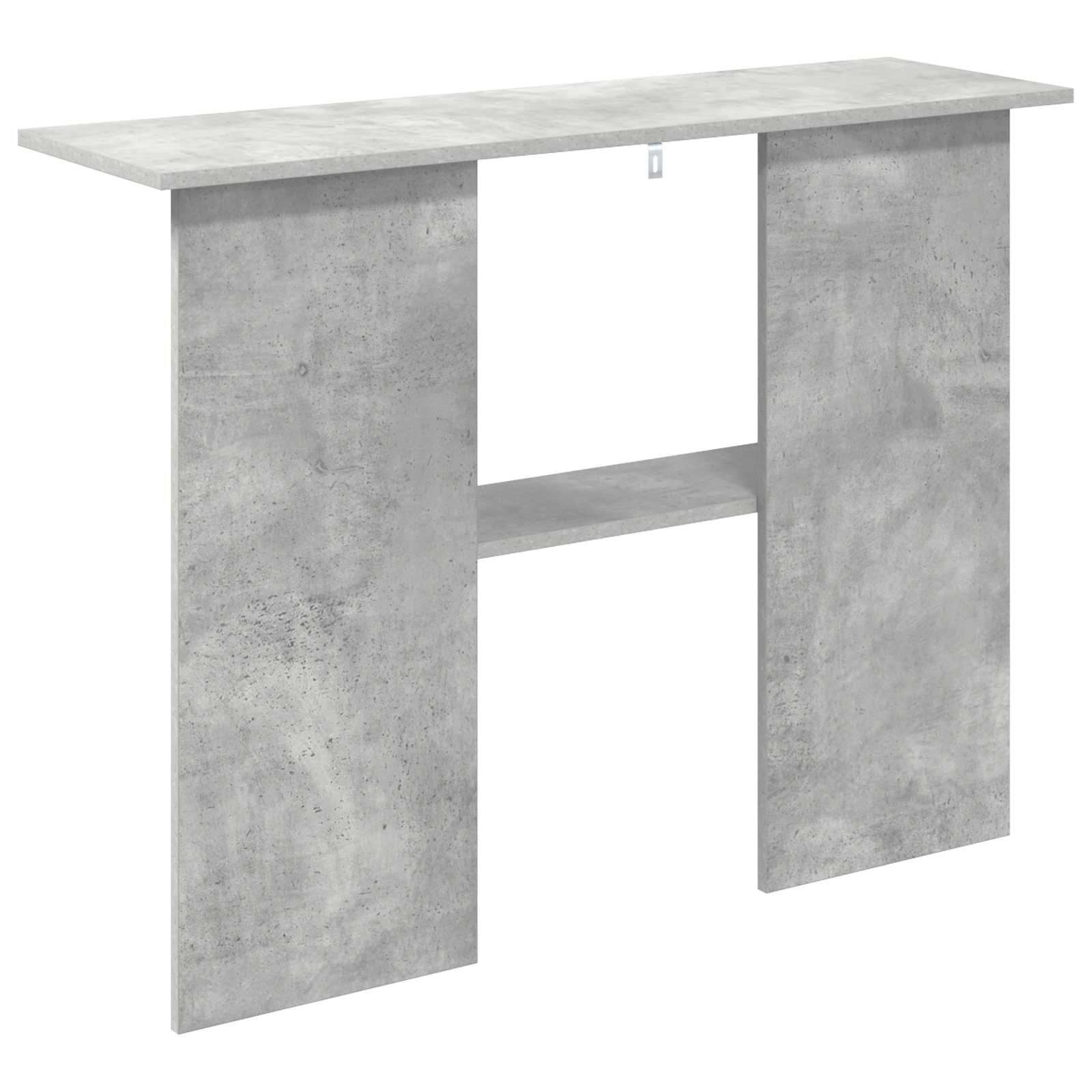 Konzolna stolica Betonska siva 100 x 30 x 75 cm