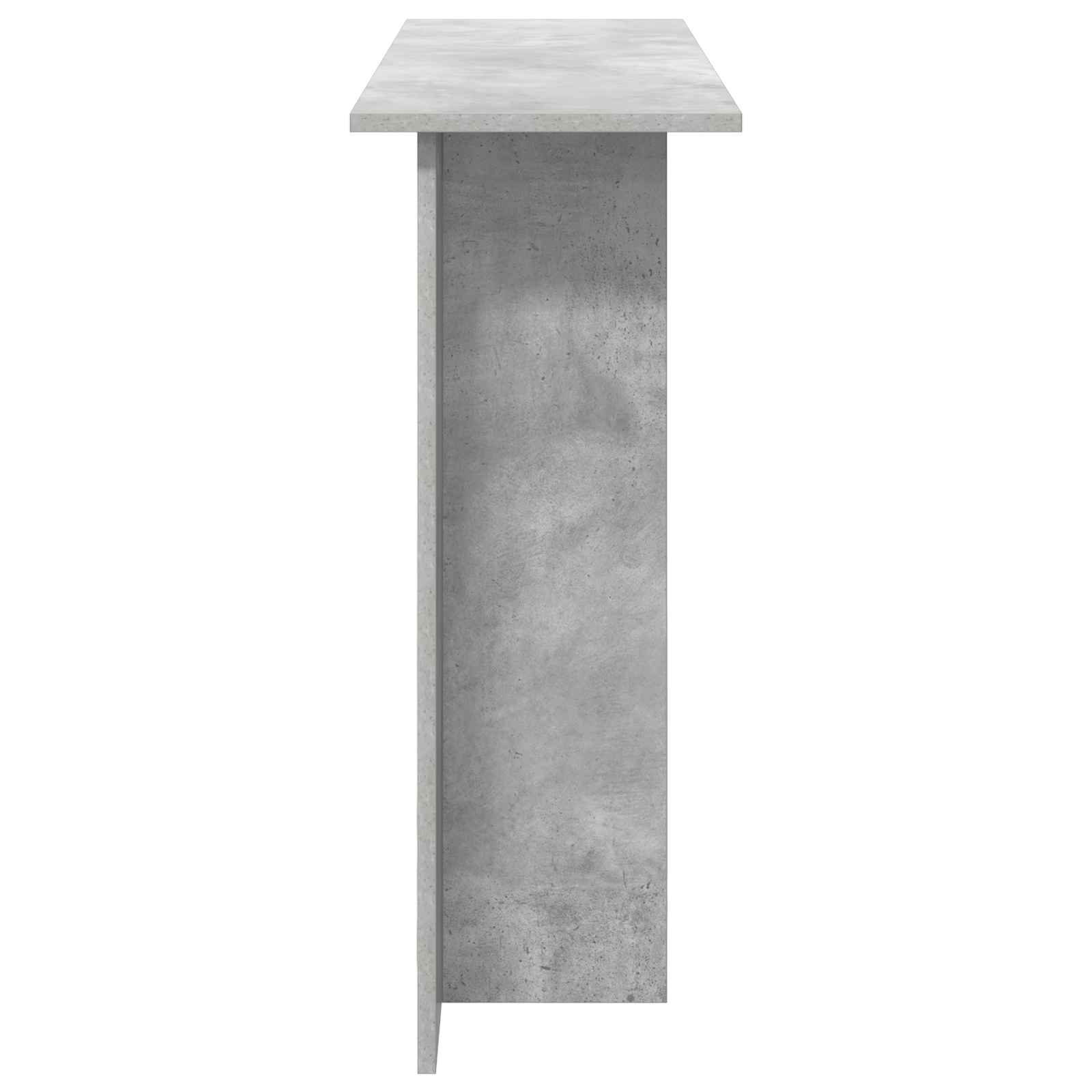 Konzolna stolica Betonska siva 100 x 30 x 75 cm
