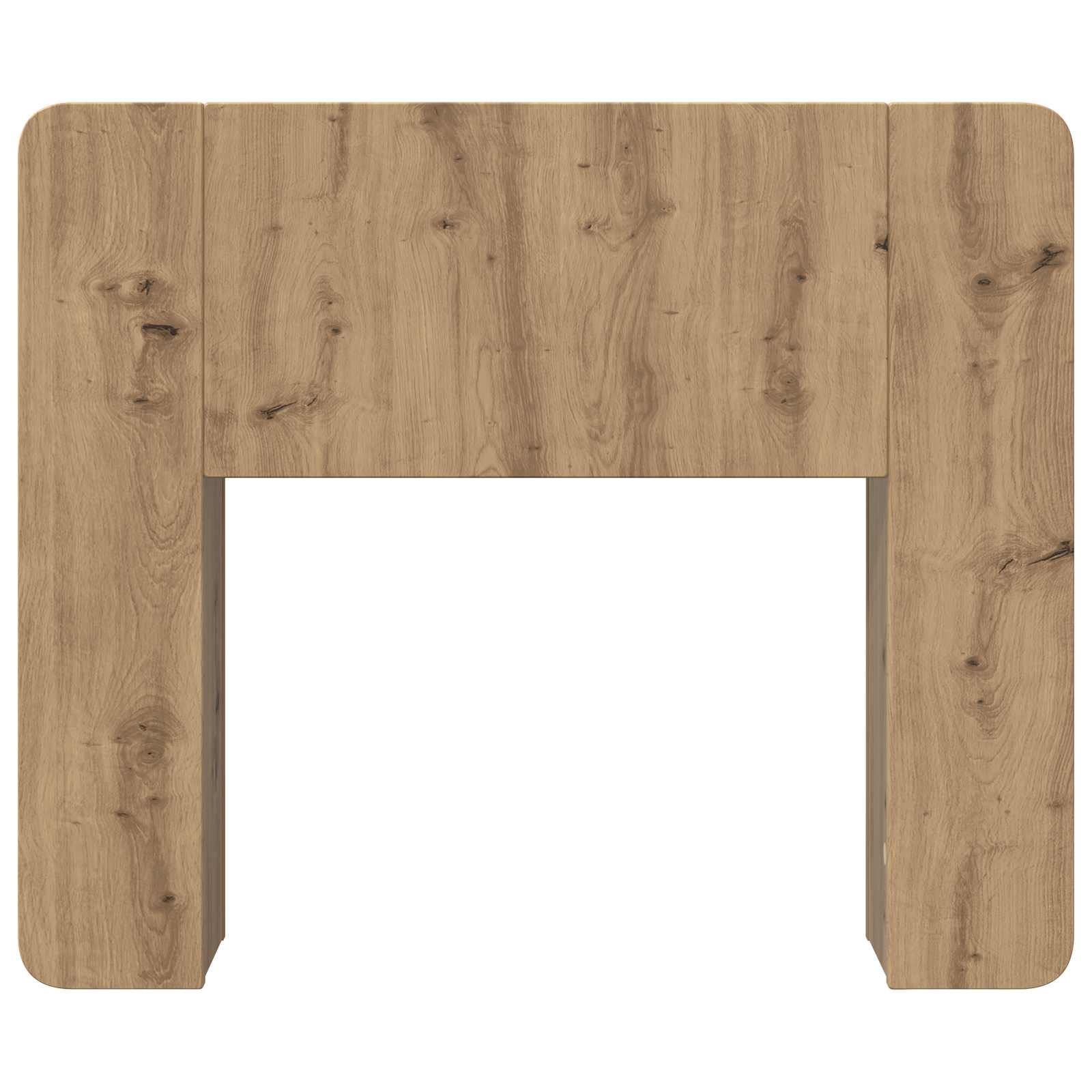 Glava kreveta s ormarićem Zanatski Hrast 119,5 x 18,5 x 80 cm