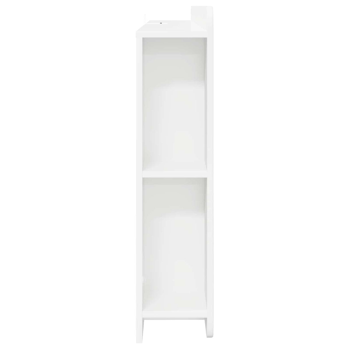 Glava kreveta s ormarićem s pohranom Bijeli 135 x 18,5 x 80 cm