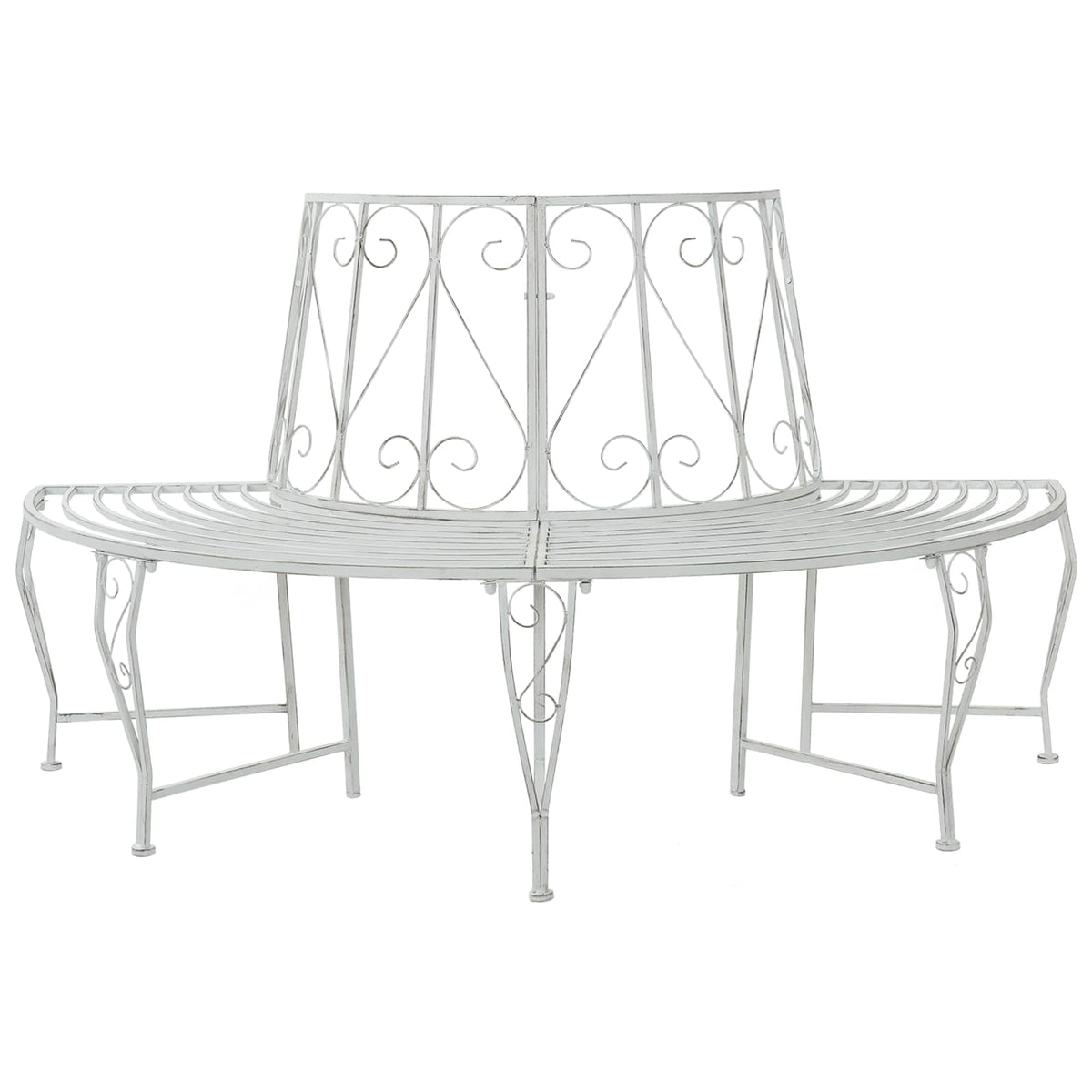 Klupa pod drvetom 4-Broj sjedala 160 x 80 x 89 cm Čelik
