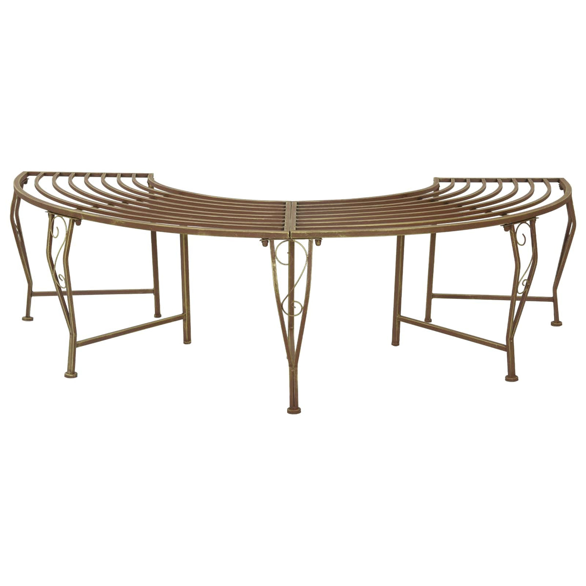 Klupa pod drvetom 4-Broj sjedala 160 x 80 x 44 cm Čelik