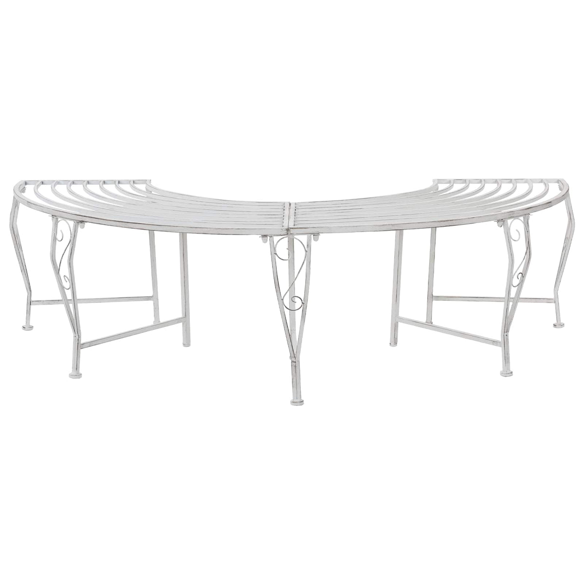 Klupa pod drvetom 4-Broj sjedala 160 x 80 x 44 cm Čelik