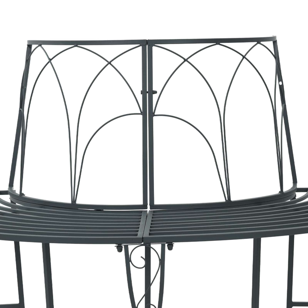 Klupa pod drvetom 4-Broj sjedala 160 x 80 x 89 cm Čelik