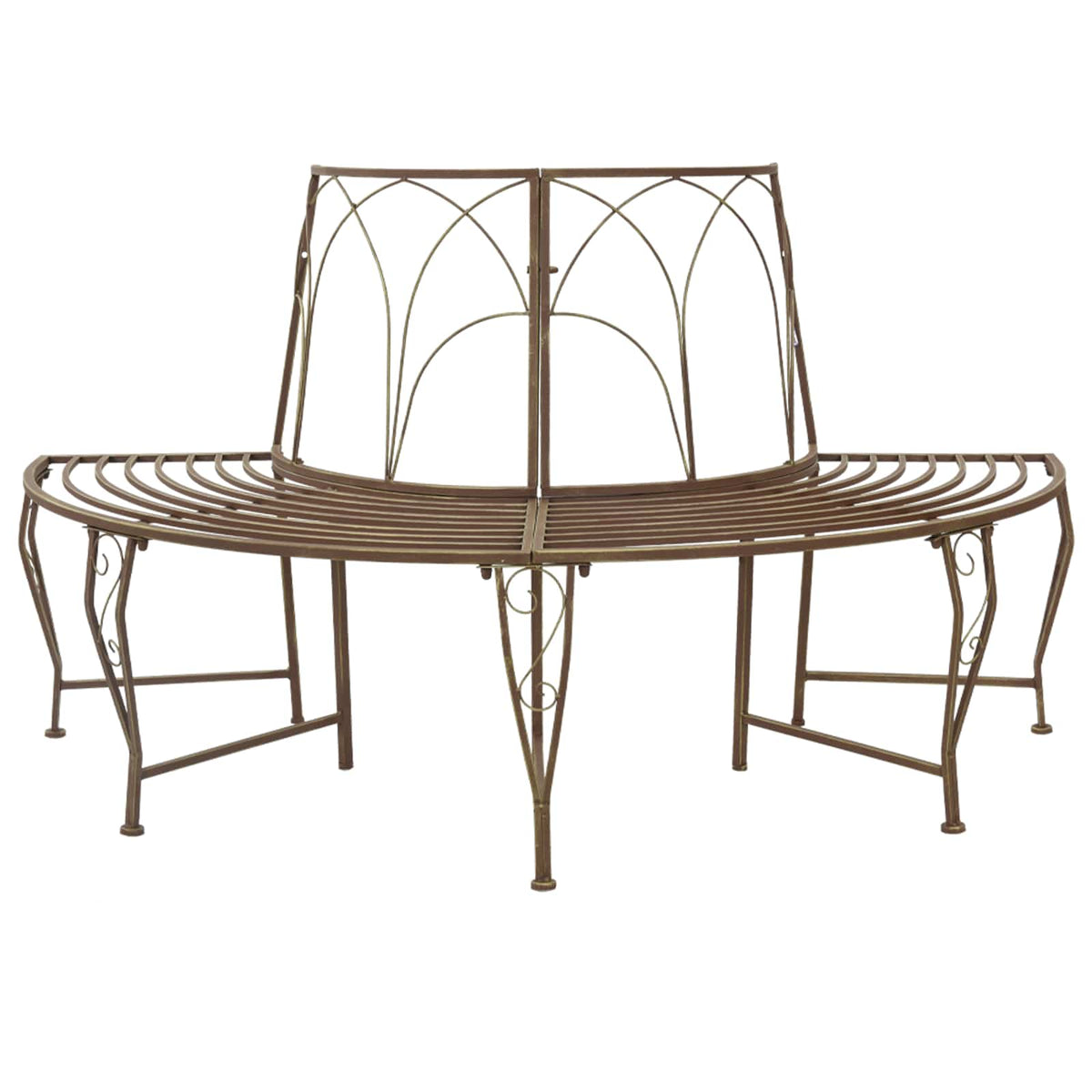 Klupa pod drvetom 4-Broj sjedala 160 x 80 x 89 cm Čelik