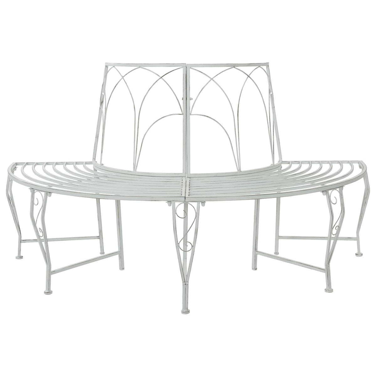 Klupa pod drvetom 4-Broj sjedala 160 x 80 x 89 cm Čelik