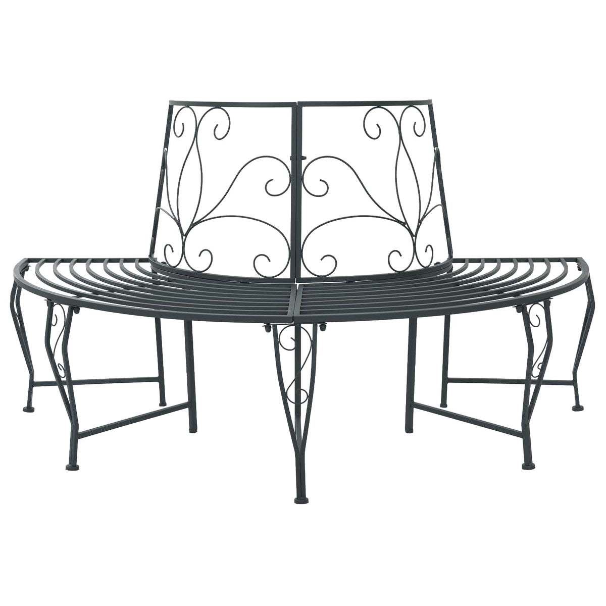 Klupa pod drvetom 4-Broj sjedala 160 x 80 x 89 cm Čelik