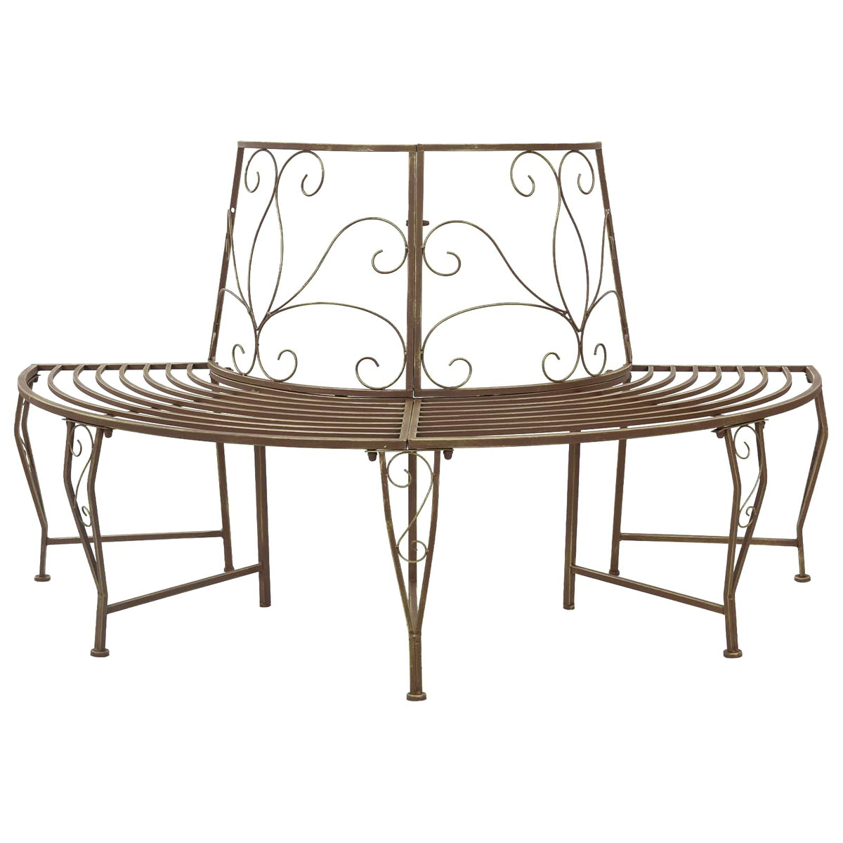 Klupa pod drvetom 4-Broj sjedala 160 x 80 x 89 cm Čelik