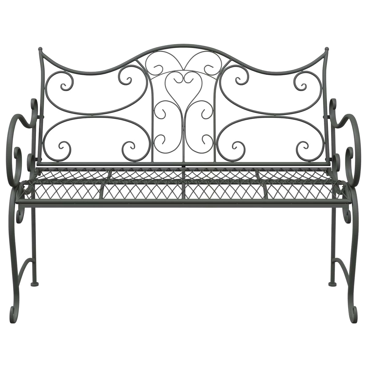 Vrtna klupa 2-Broj sjedala 114 x 56,5 x 90 cm Čelik