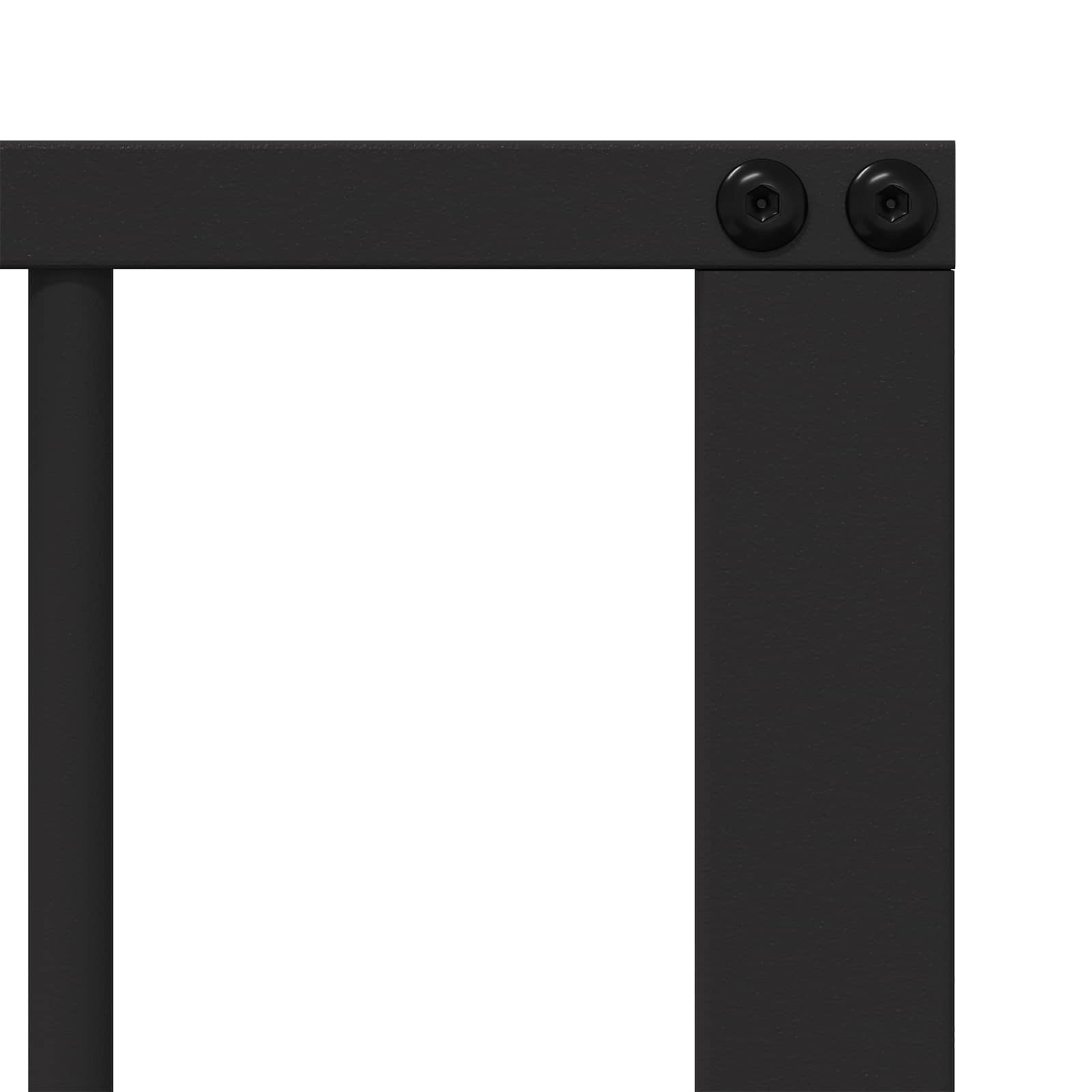 Vrata za pse 10 pcs Crna 100 x 60 cm Cinkani čelik