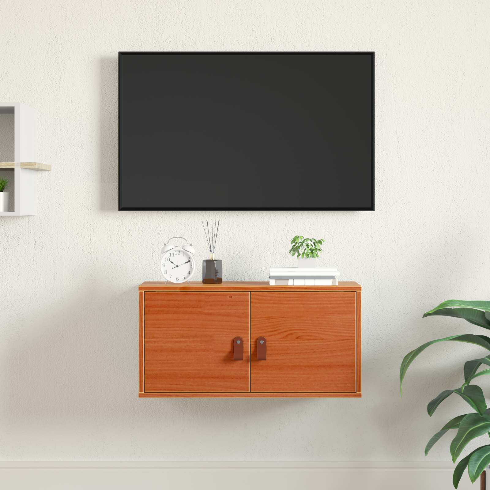 Ormar za Zid Vosak smeđa 60 x 30 x 30 cm Čvrsto borovo drvo