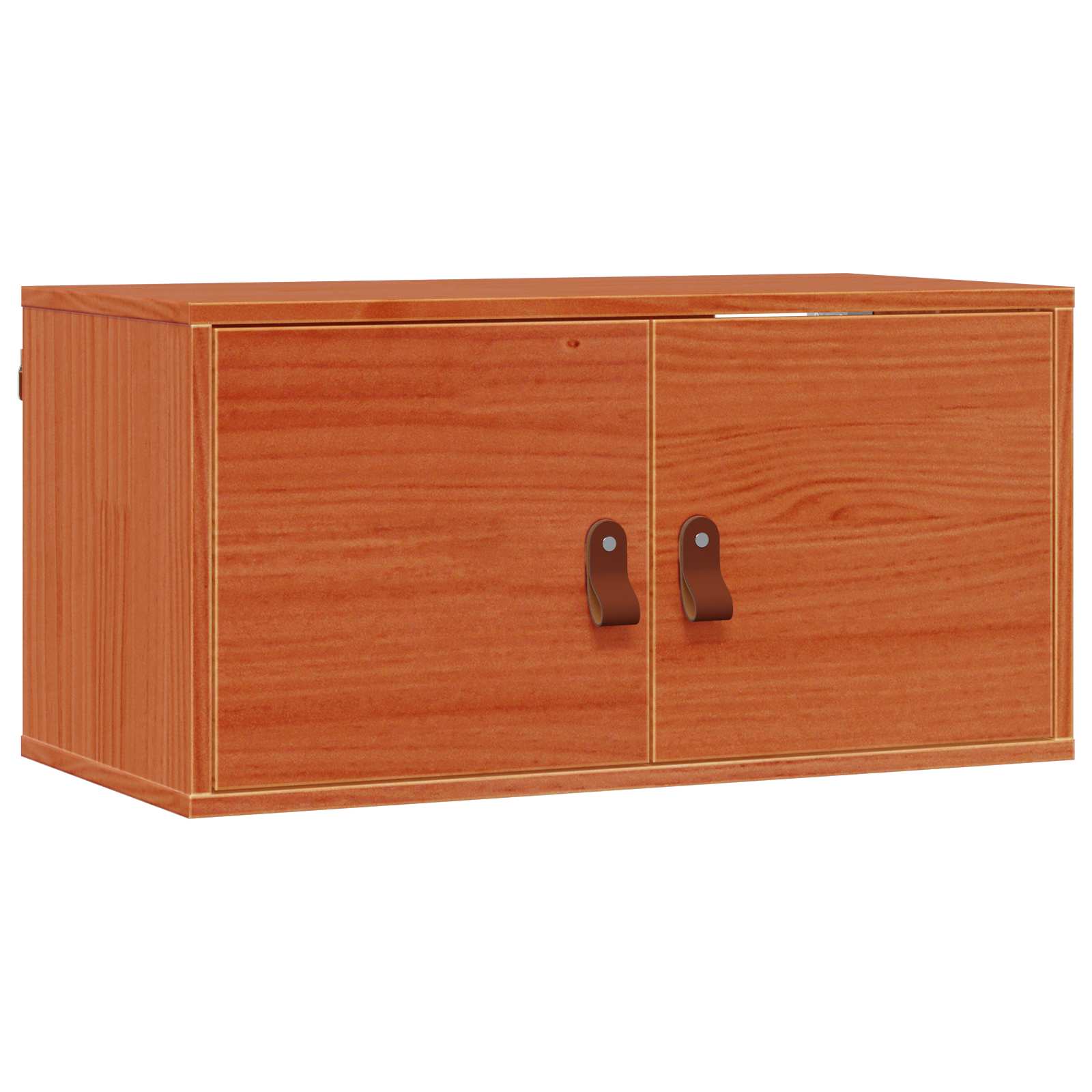 Ormar za Zid s policom Zidne 2 pcs Vosak smeđa 60 x 30 x 30 cm