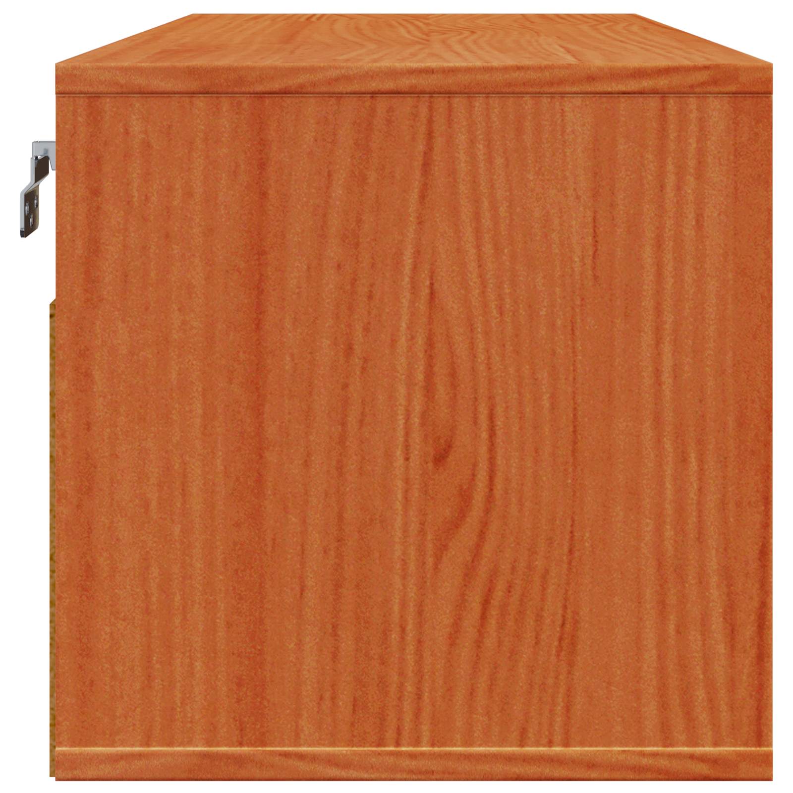 Ormar za Zid s policom Zidne 2 pcs Vosak smeđa 80 x 30 x 30 cm