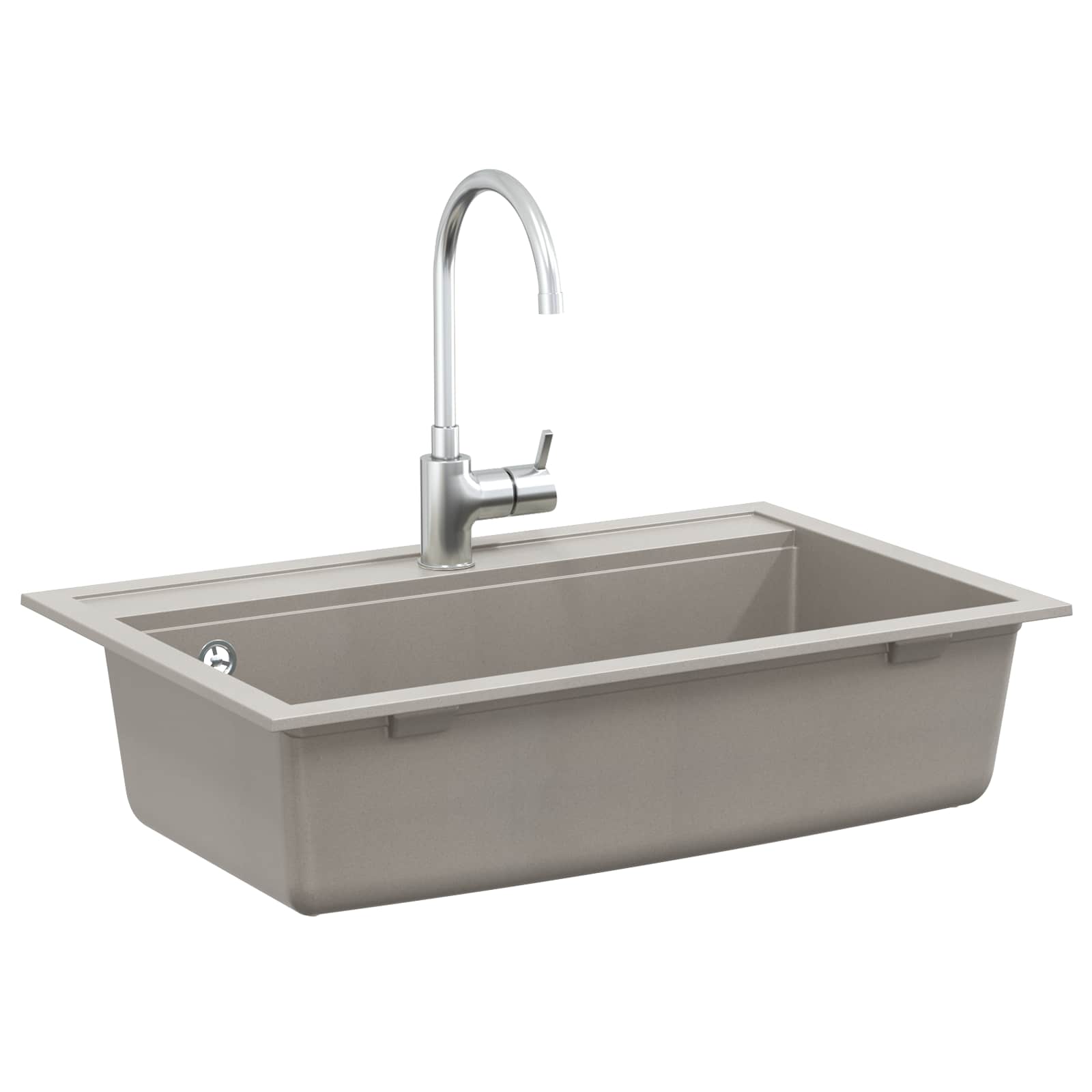 Umivaonik Siva 795 x 505 mm Granit
