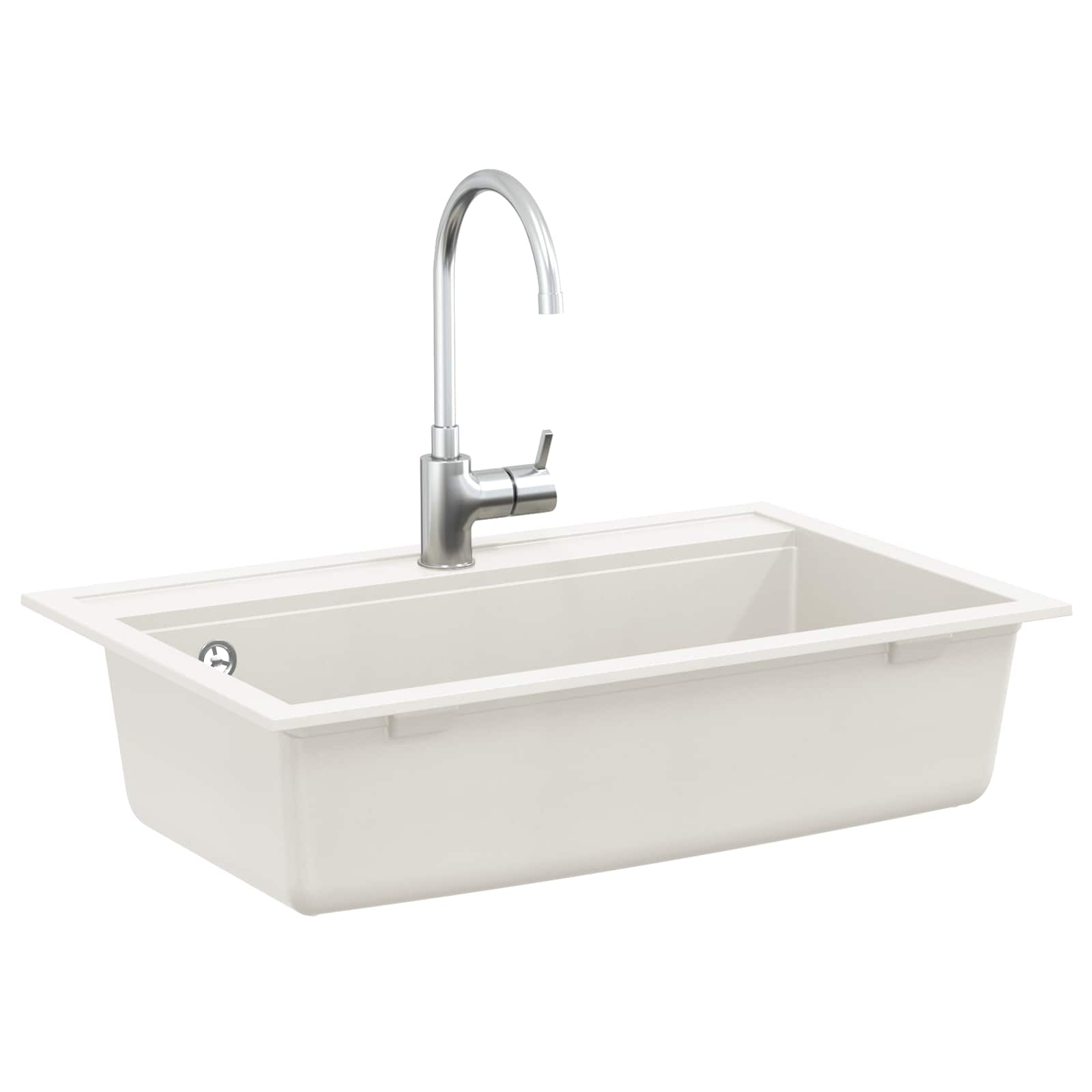 Umivaonik Bijelo 795 x 505 mm Granit