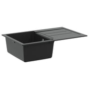 Umivaonik Crna 780 x 500 mm 80% kvarc i 20% smola