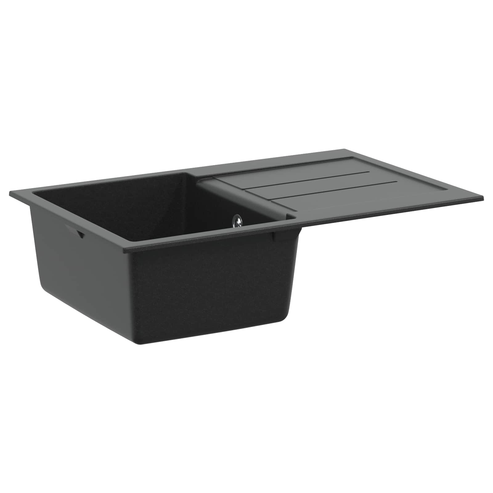 Umivaonik Crna 780 x 500 mm 80% kvarc i 20% smola