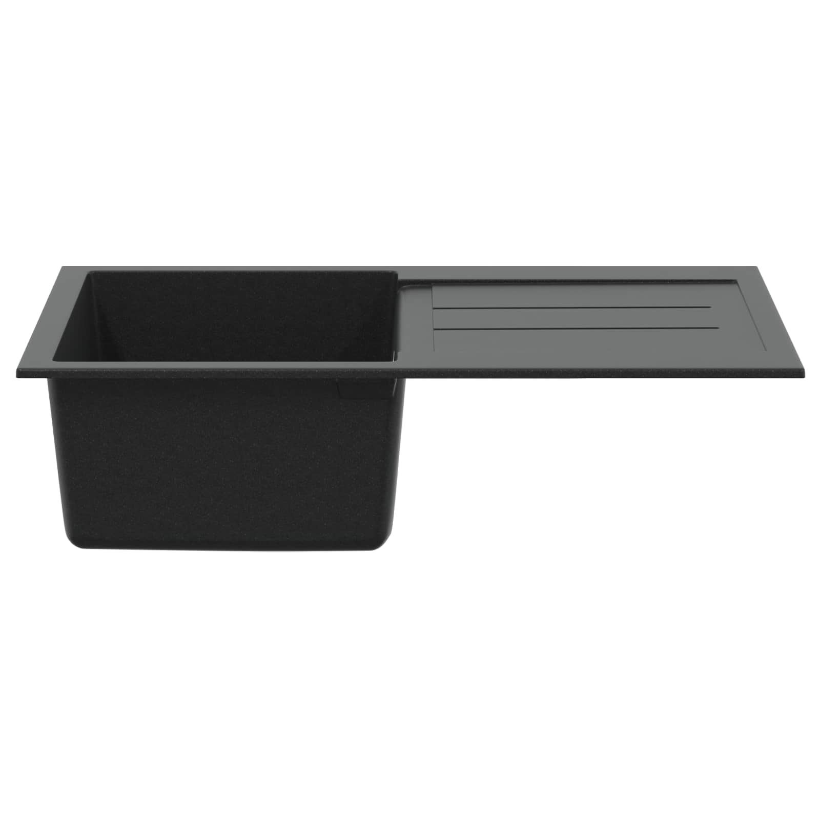Umivaonik Crna 780 x 500 mm 80% kvarc i 20% smola