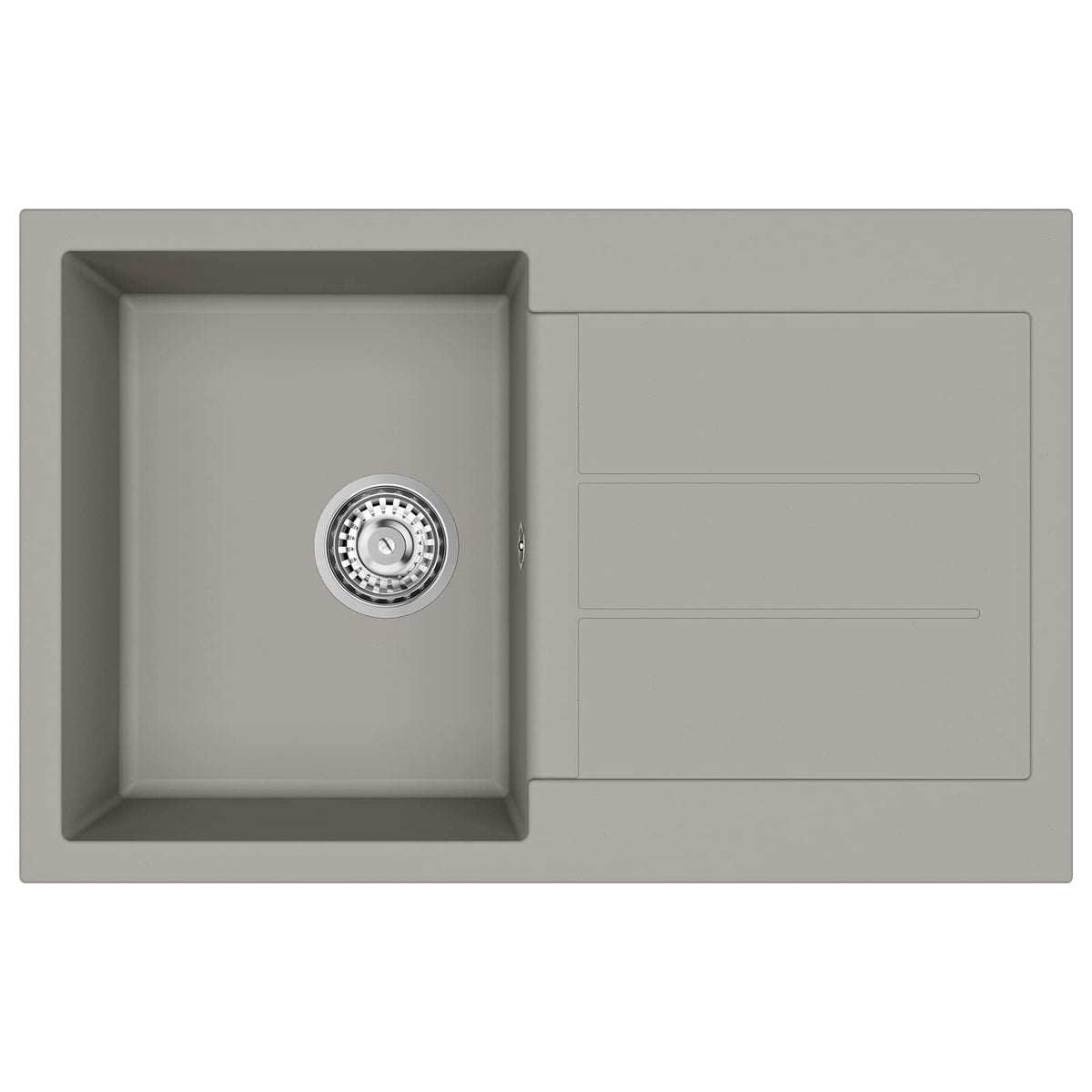 Umivaonik Siva 780 x 500 mm 80% kvarc i 20% smola