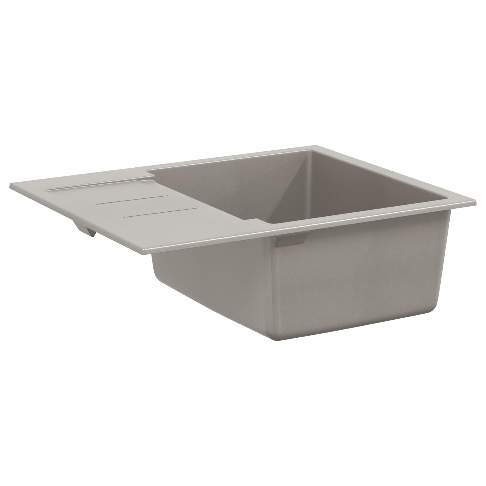 Umivaonik Siva 620 x 500 mm 80% kvarc i 20% smola