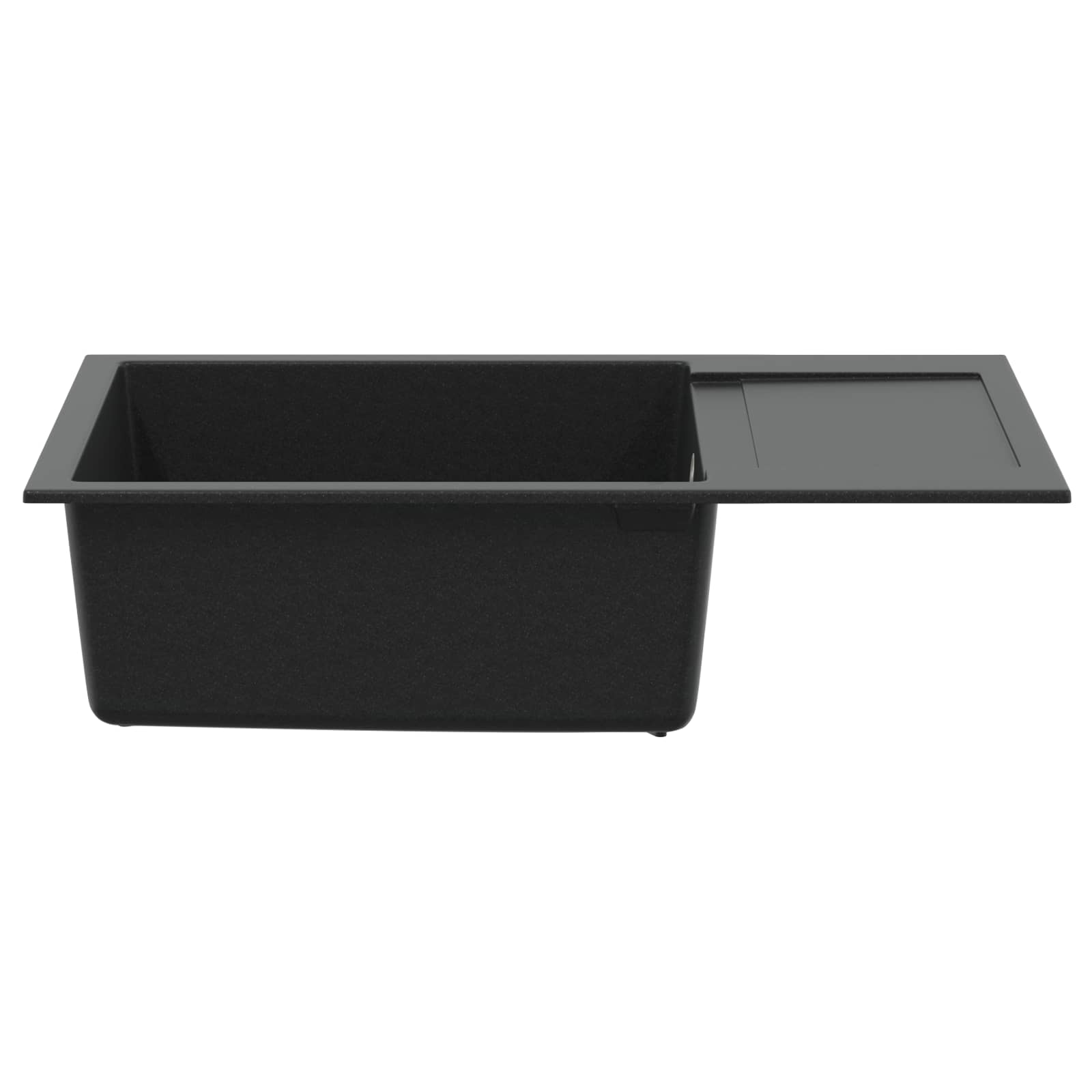 Umivaonik Crna 780 x 500 mm 80% kvarc i 20% smola