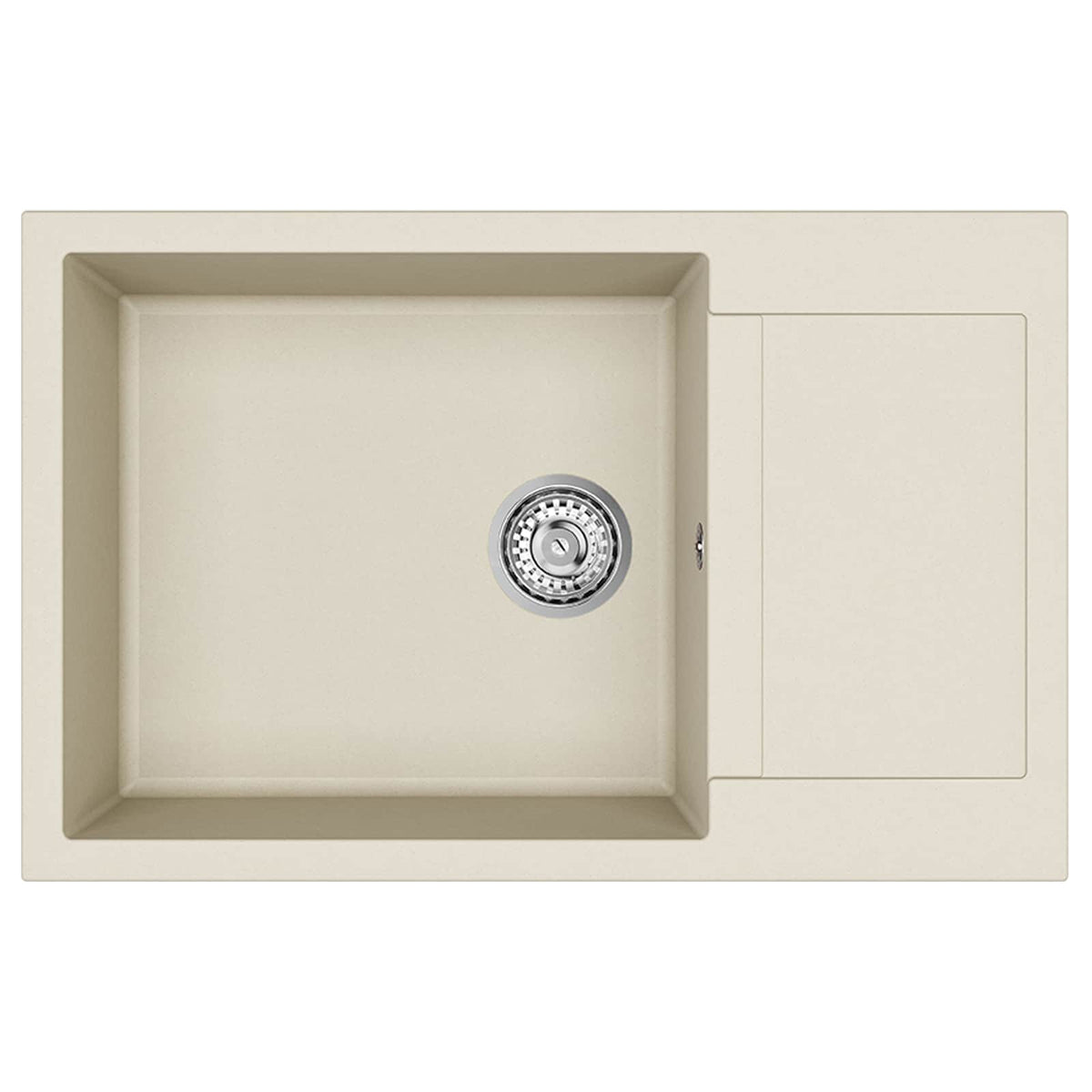Umivaonik Bež 780 x 500 mm 80% kvarc i 20% smola