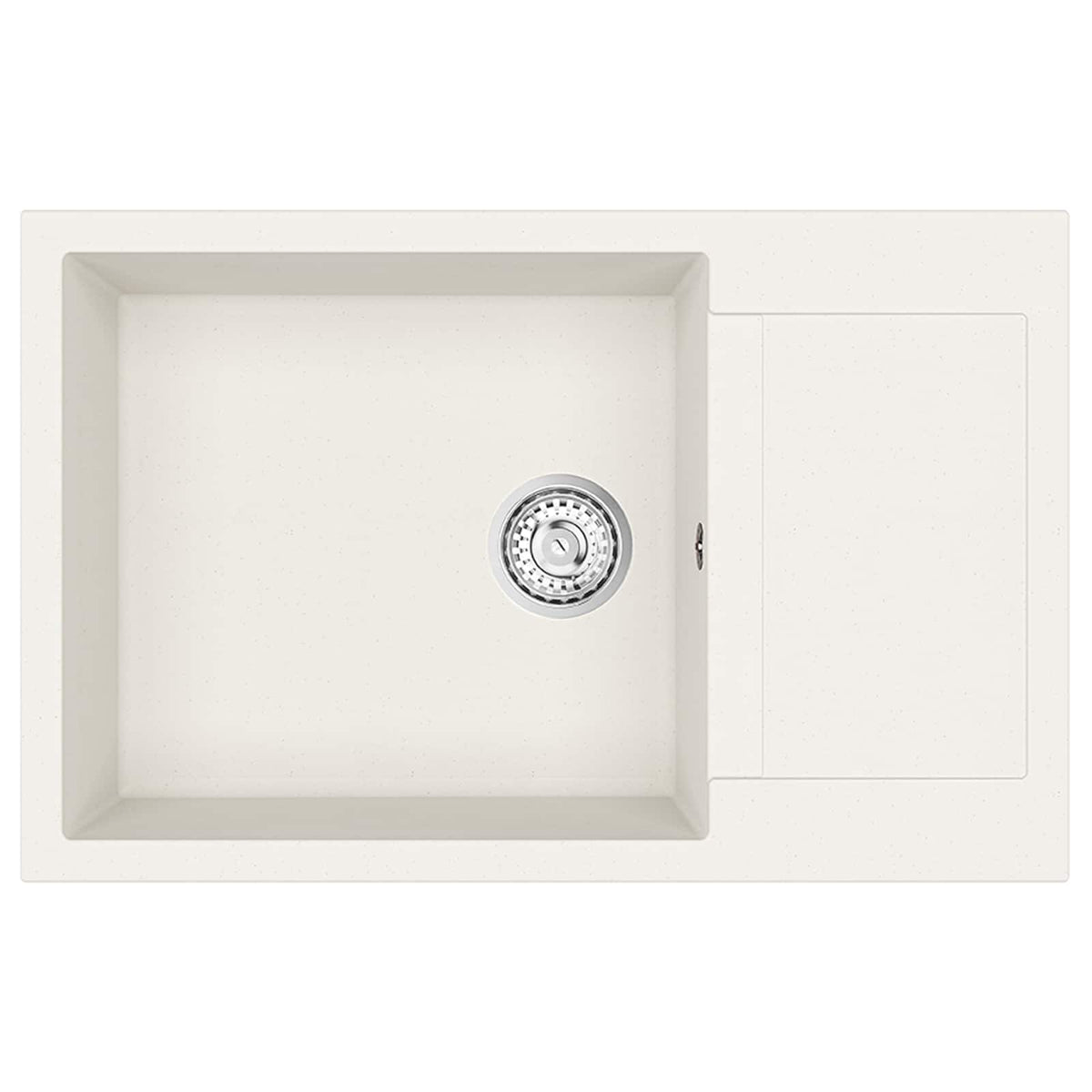 Umivaonik Bijelo 780 x 500 mm 80% kvarc i 20% smola