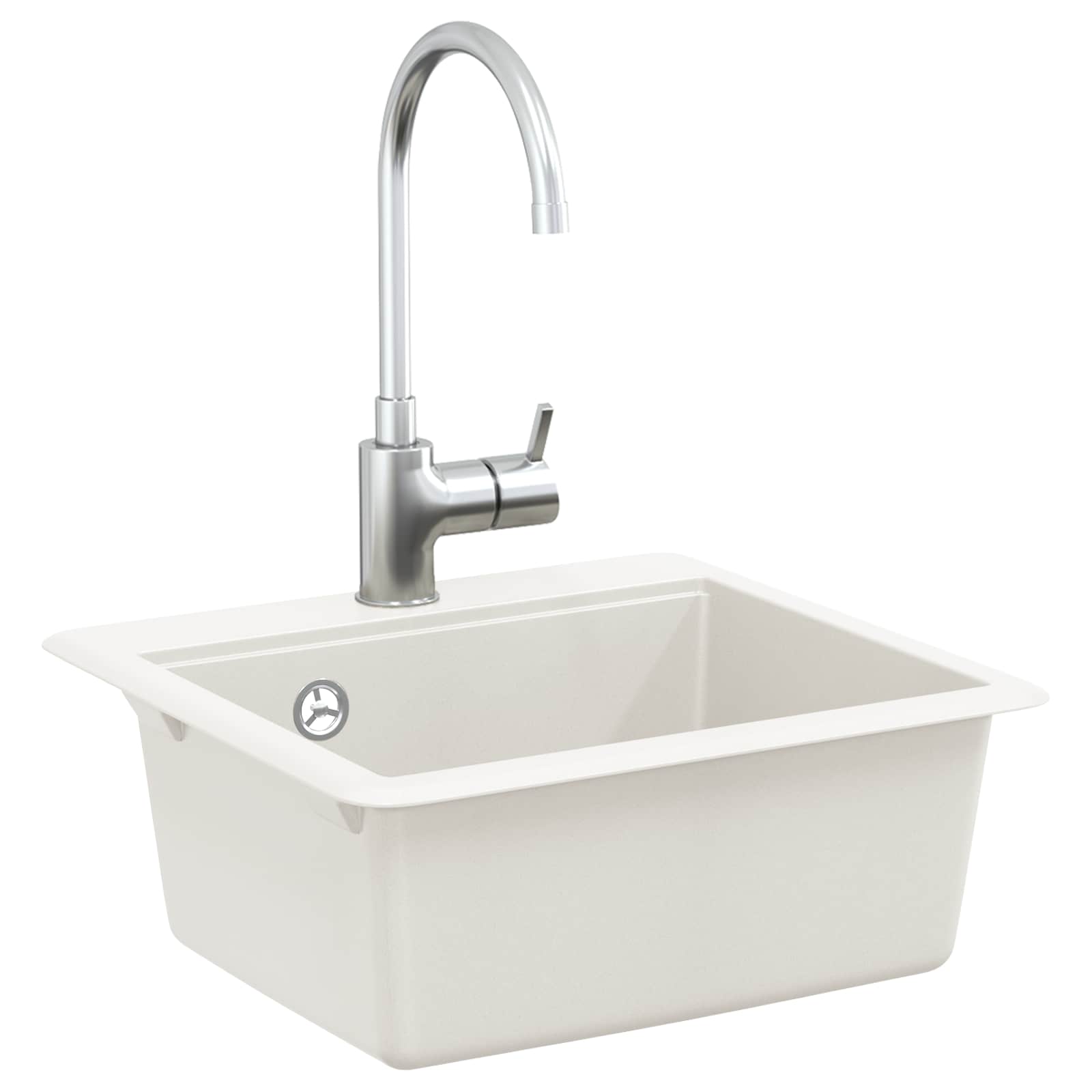 Umivaonik Bijelo 470 x 440 mm Granit