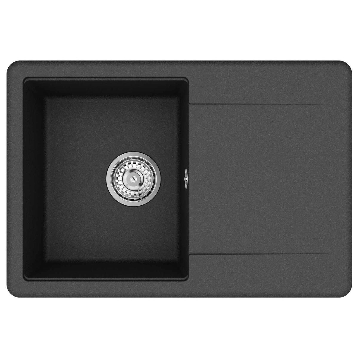 Umivaonik Crna 670 x 460 mm Granit