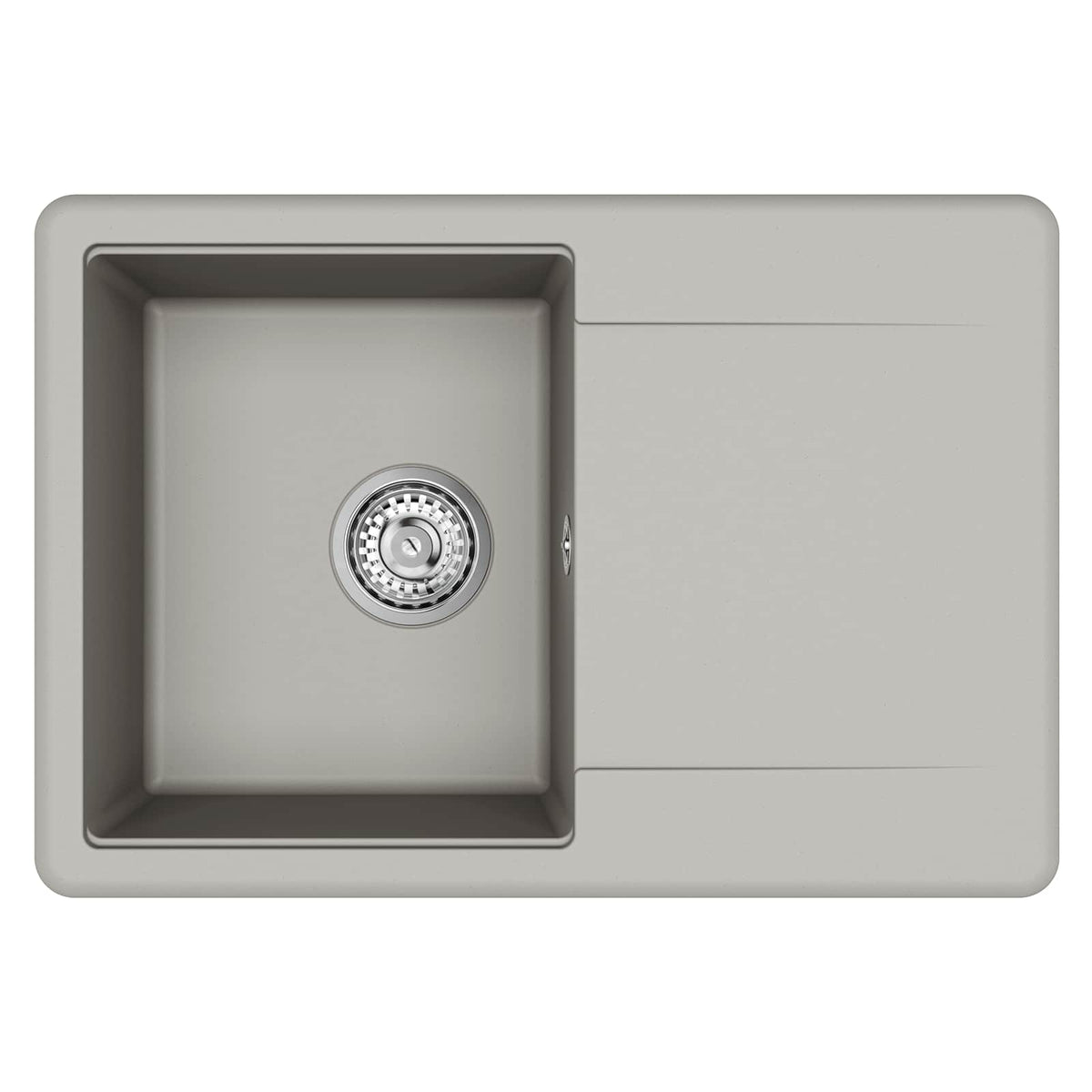 Umivaonik Siva 670 x 460 mm 80% kvarc i 20% smola