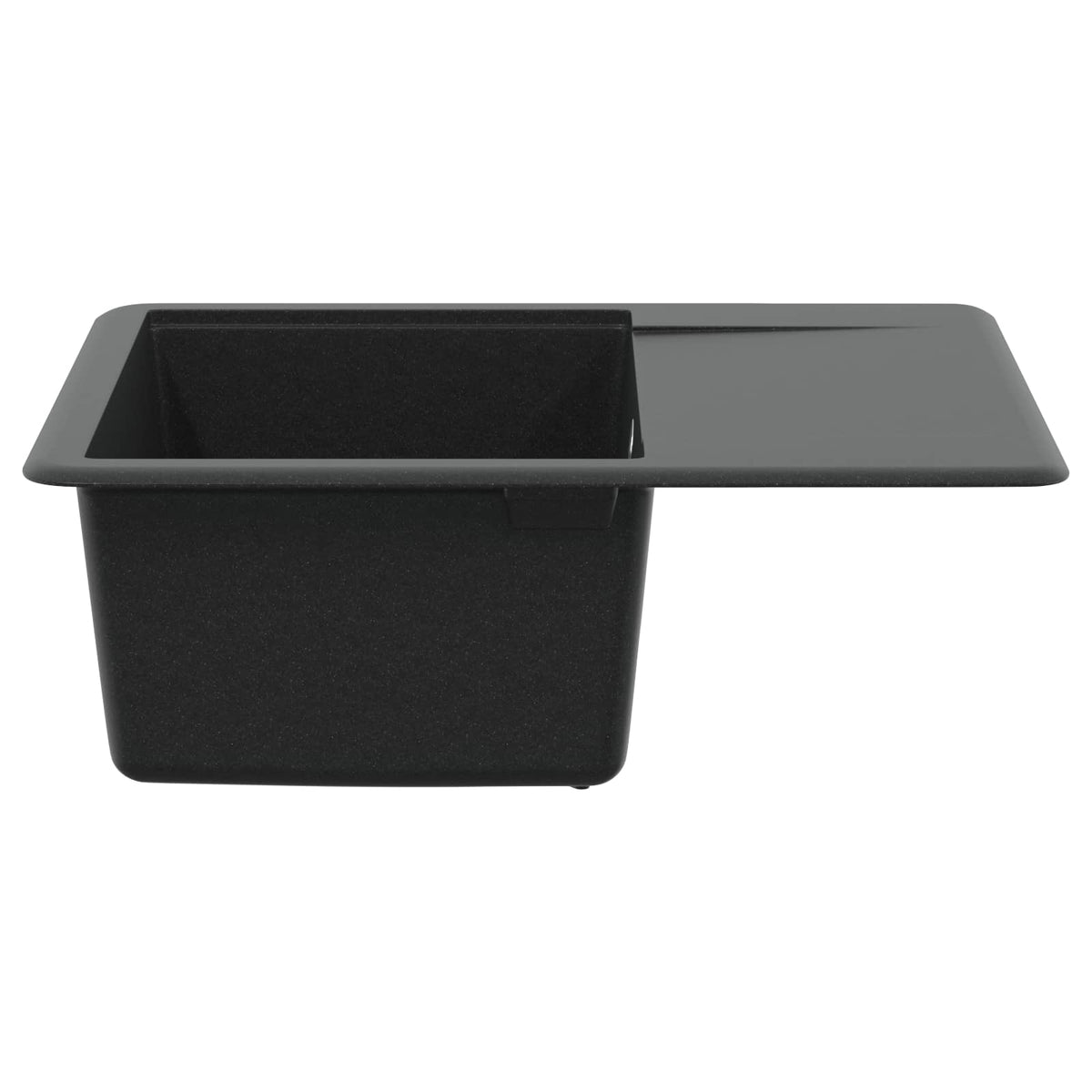 Umivaonik Crna 560 x 460 mm 80% kvarc i 20% smola