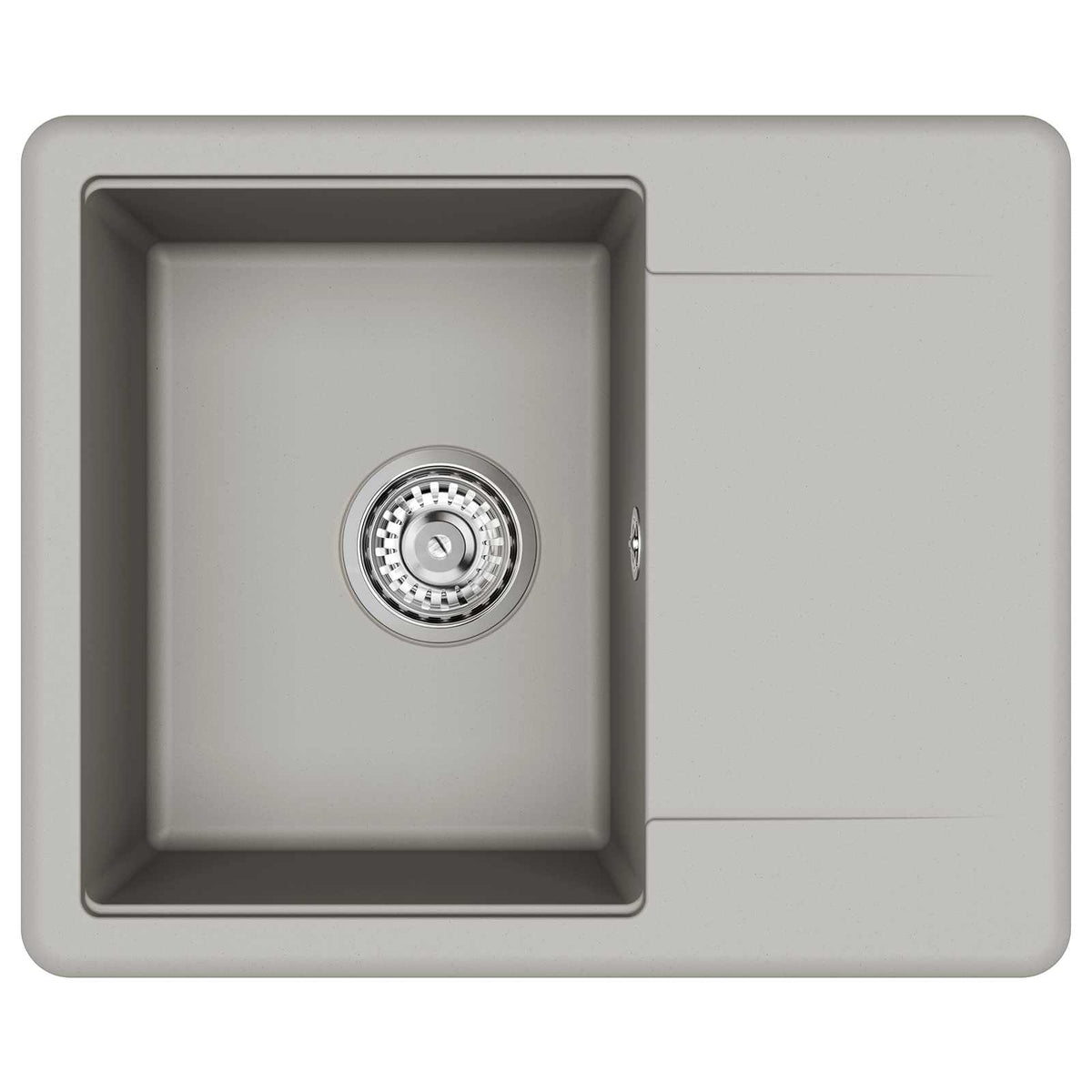 Umivaonik Siva 560 x 460 mm 80% kvarc i 20% smola