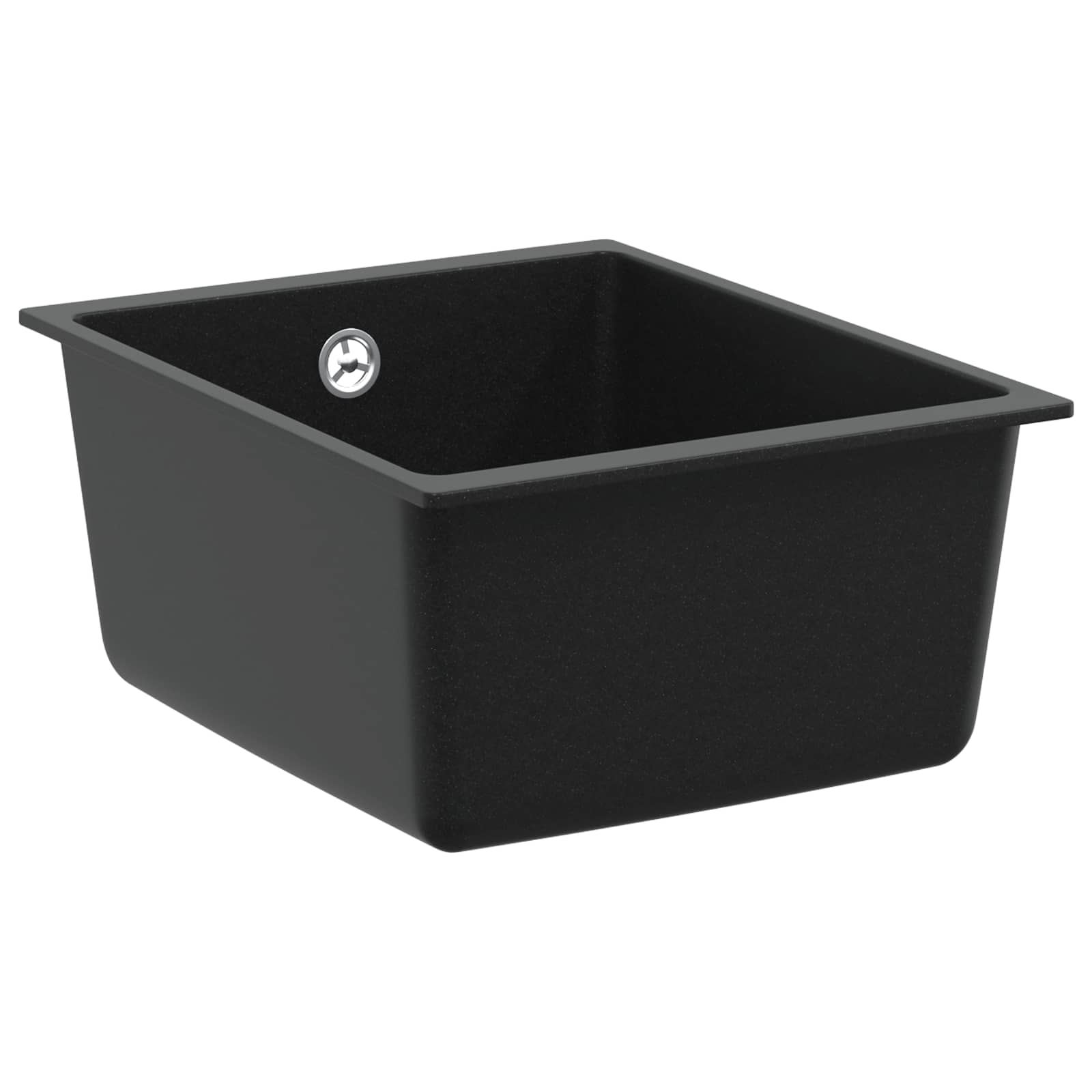 Umivaonik Crna 370 x 460 mm 80% kvarc i 20% smola