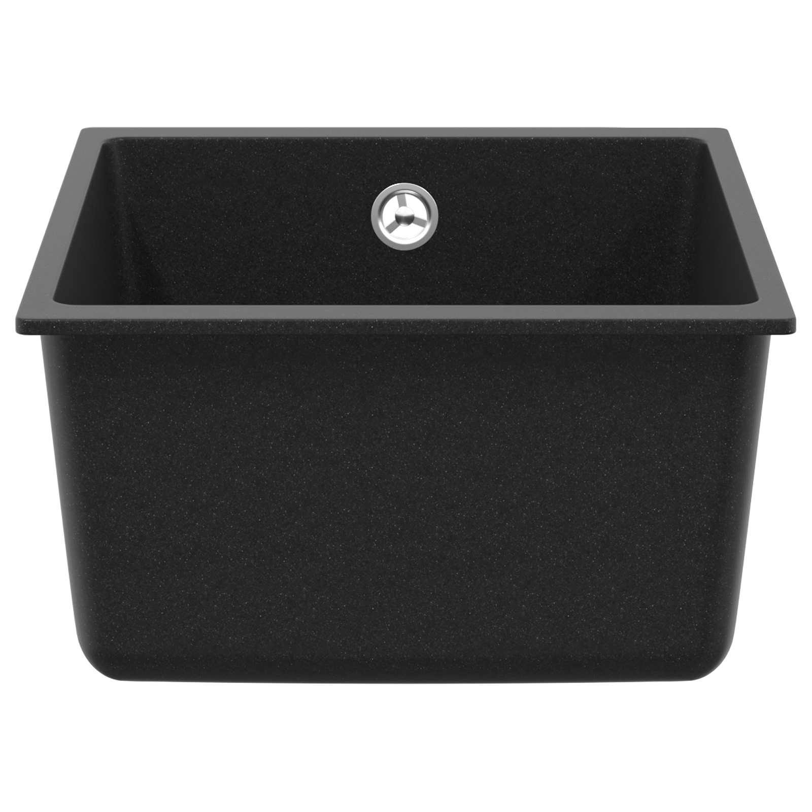 Umivaonik Crna 370 x 460 mm 80% kvarc i 20% smola