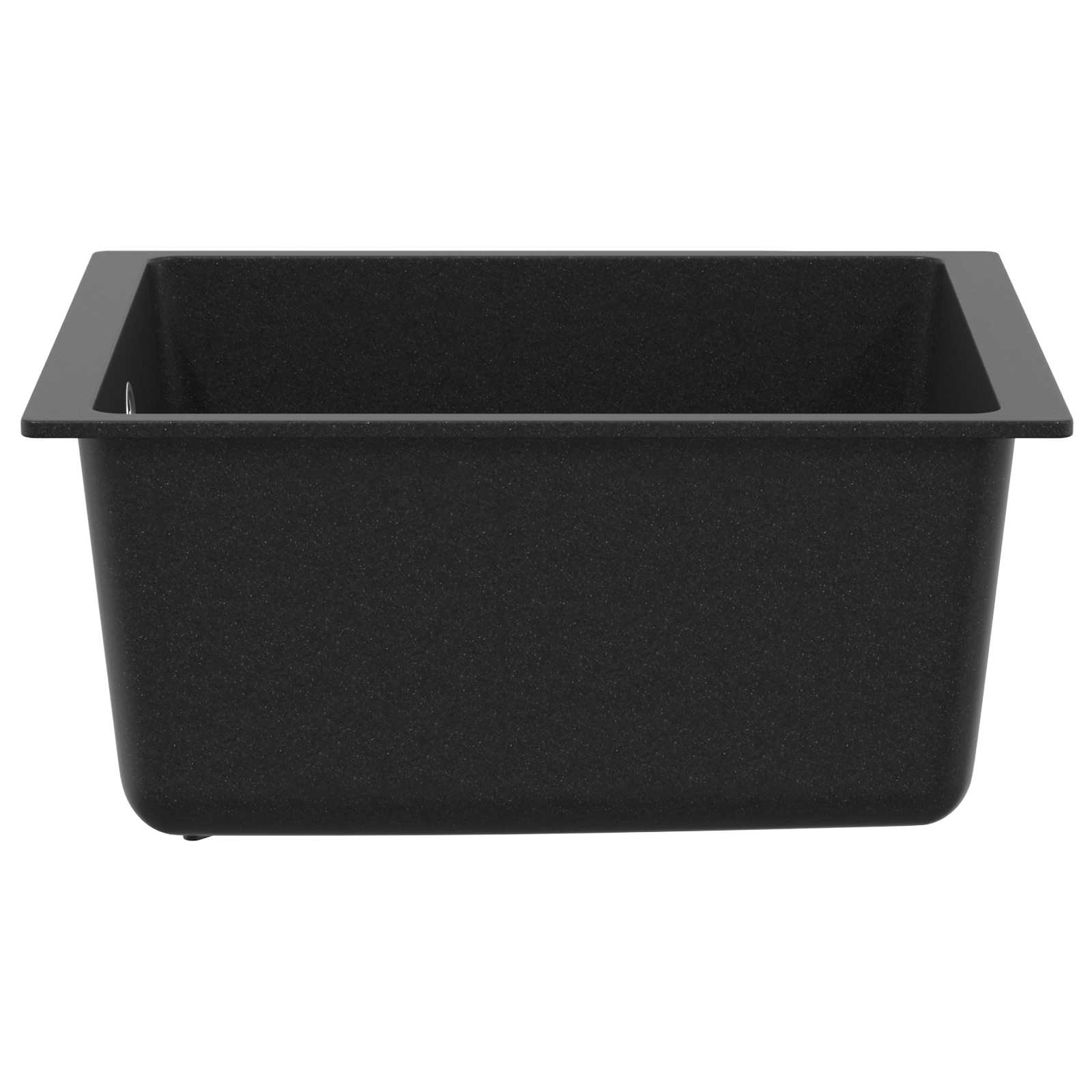 Umivaonik Crna 370 x 460 mm 80% kvarc i 20% smola