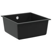 Umivaonik Crna 430 x 460 mm 80% kvarc i 20% smola