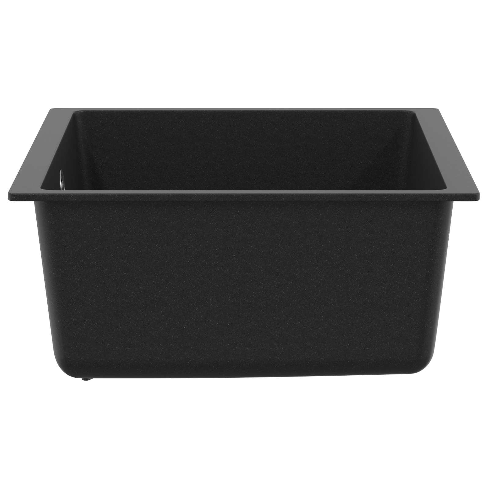 Umivaonik Crna 430 x 460 mm 80% kvarc i 20% smola
