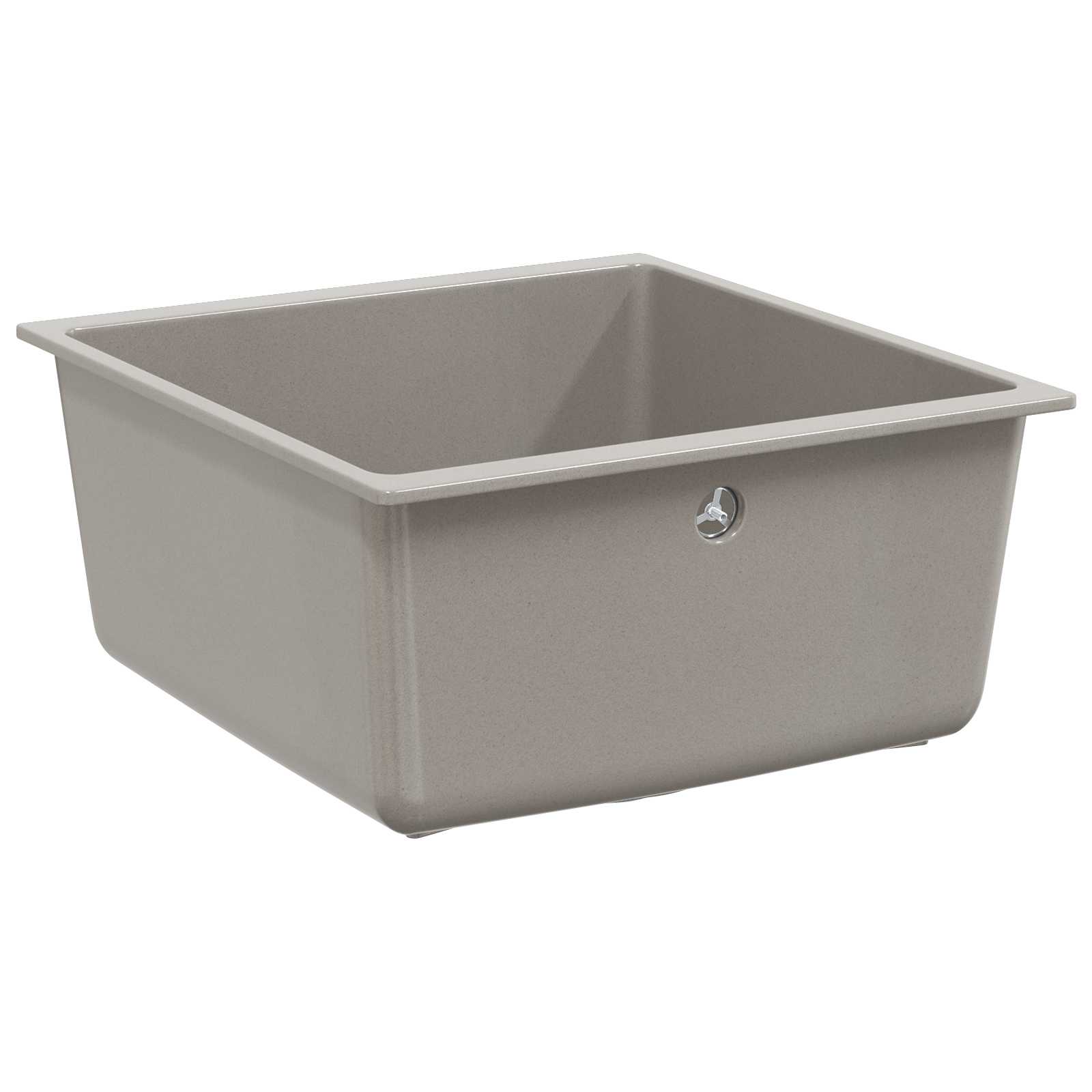 Umivaonik Siva 430 x 460 mm 80% kvarc i 20% smola