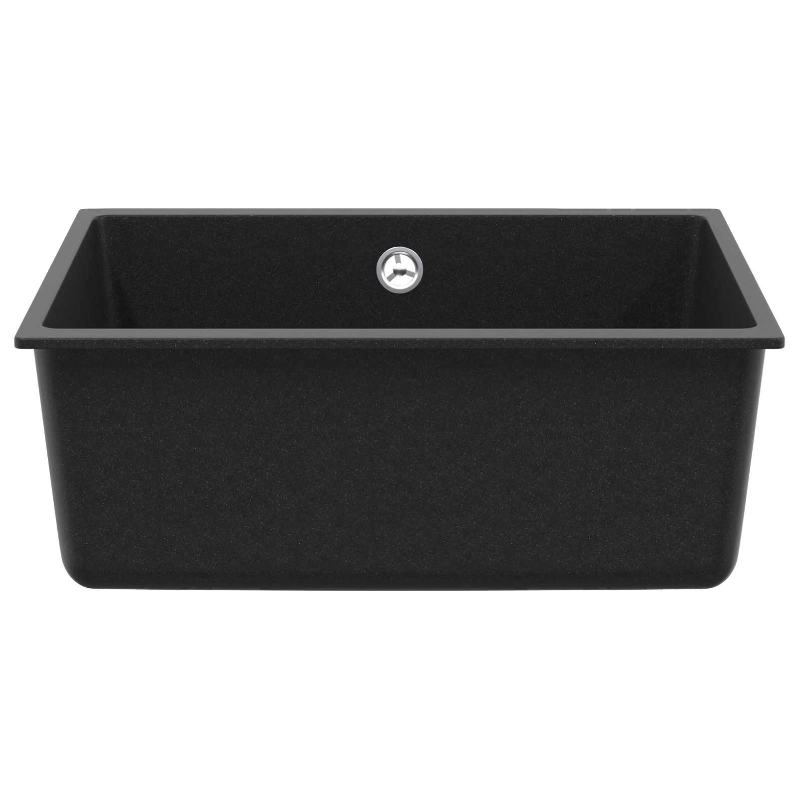 Umivaonik Crna 530 x 460 mm 80% kvarc i 20% smola