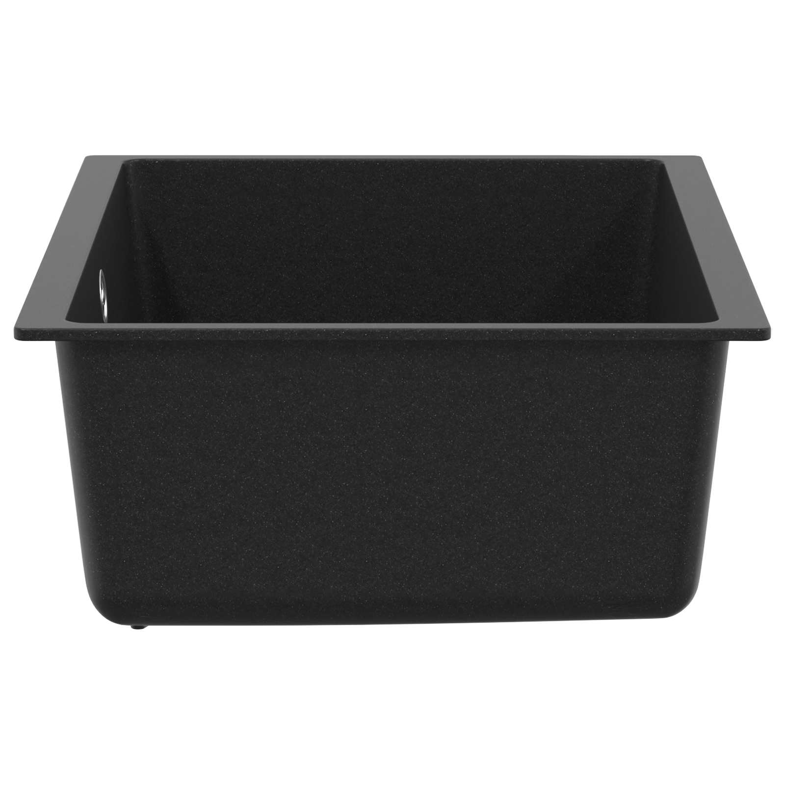 Umivaonik Crna 530 x 460 mm 80% kvarc i 20% smola