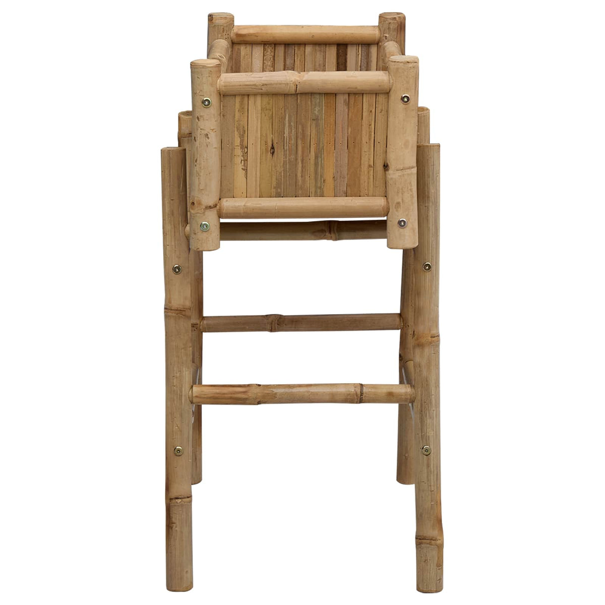 Vrtni saksija s držačem Prirodna 50 x 38 x 74 cm Bambus