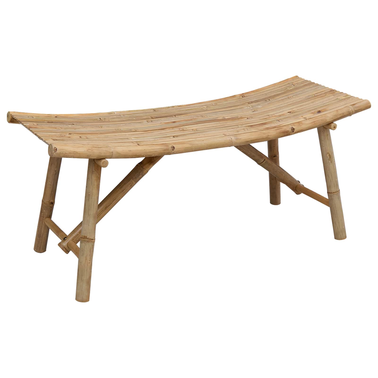 Vrtna klupa Prirodna 110 x 45 x 50 cm Bambus