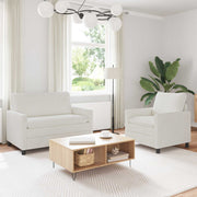 Set sofe 2 pcs Krem Poliester