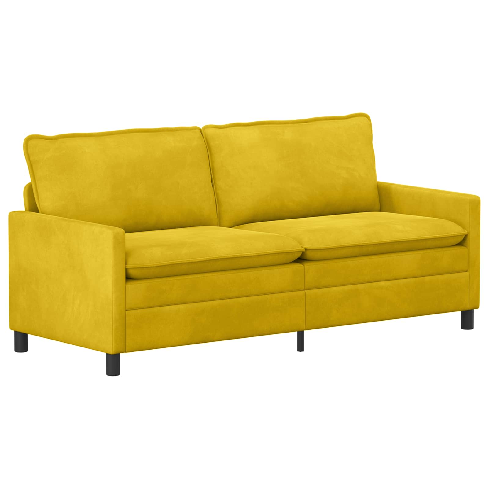 Set sofe 2 pcs Žuta Baršun