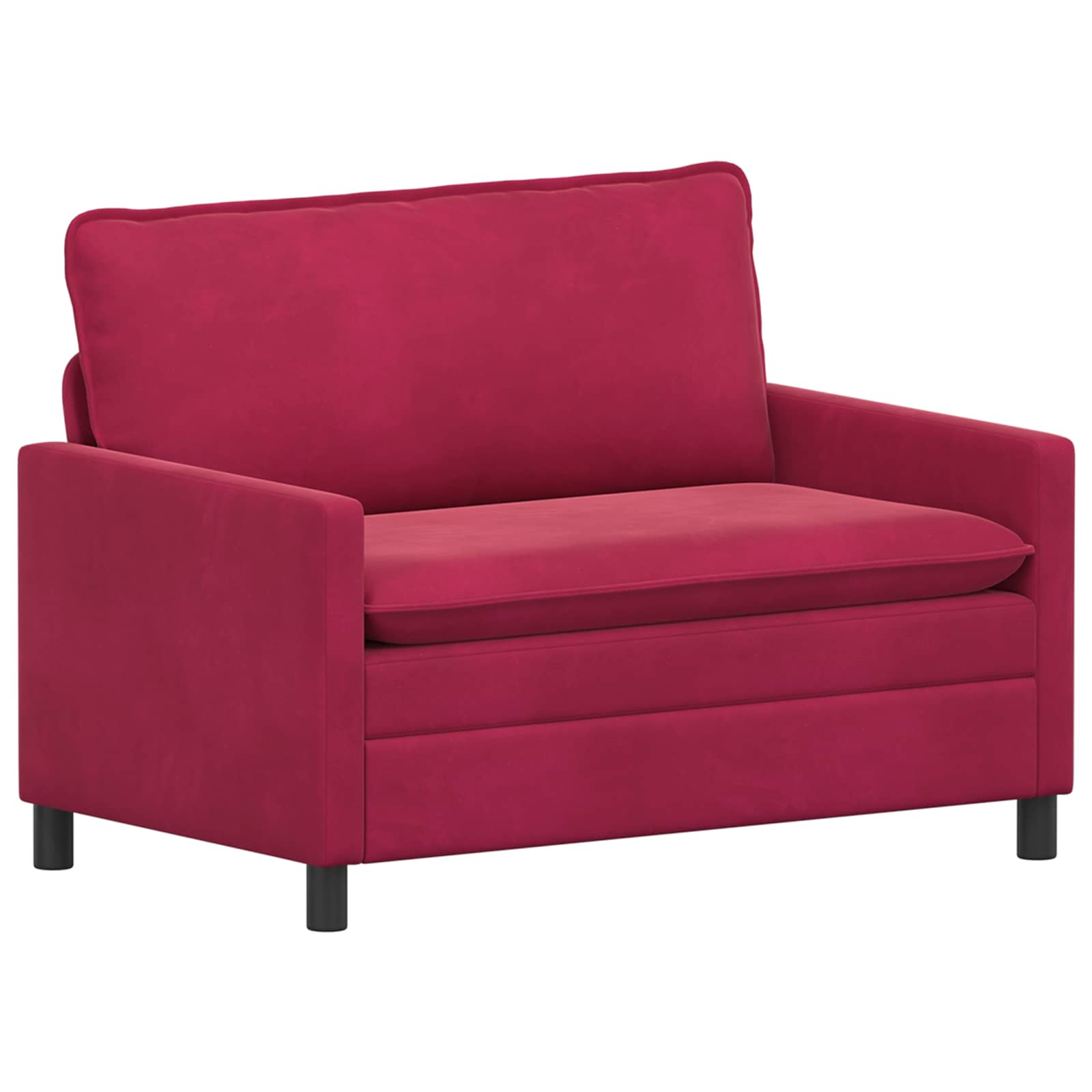 Set sofe 2 pcs Vinska crvena Baršun